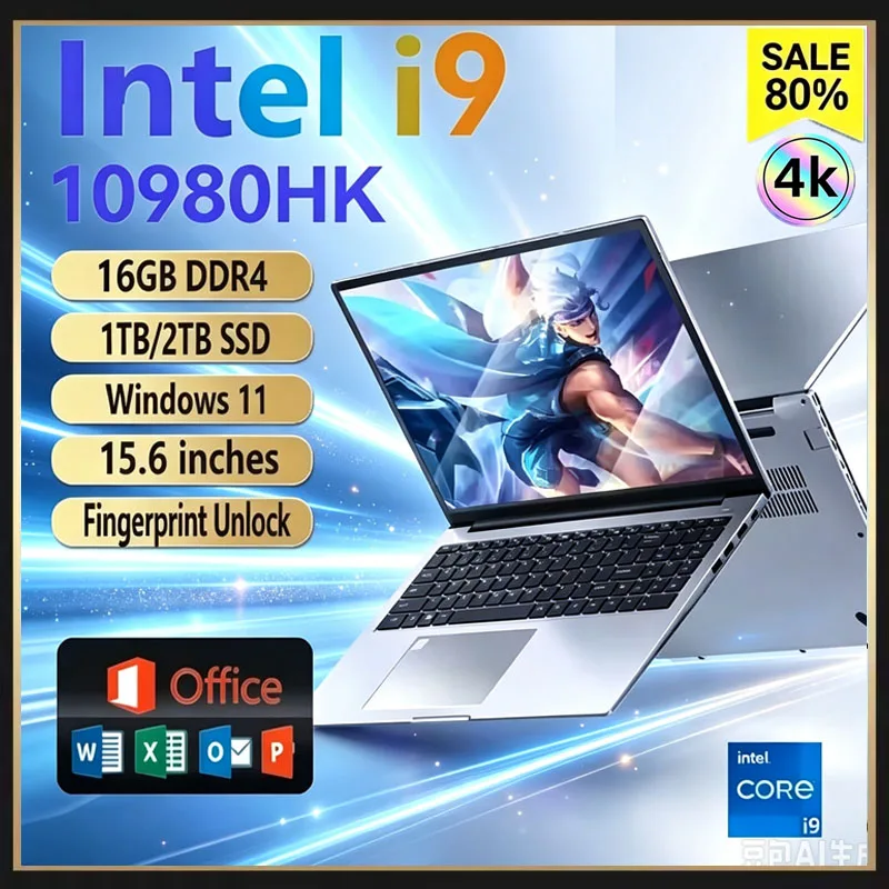M.2 Ssd - 15,6 inch draagbare laptop met Intel
