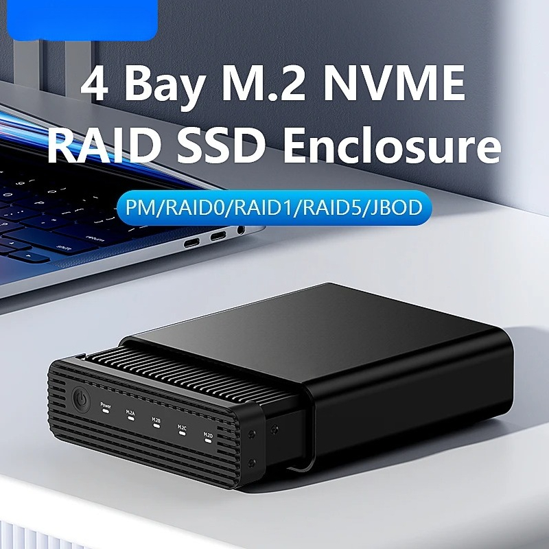 Aluminium M2 4-Bay USB4 Extern - External Ssd recensie en prijs