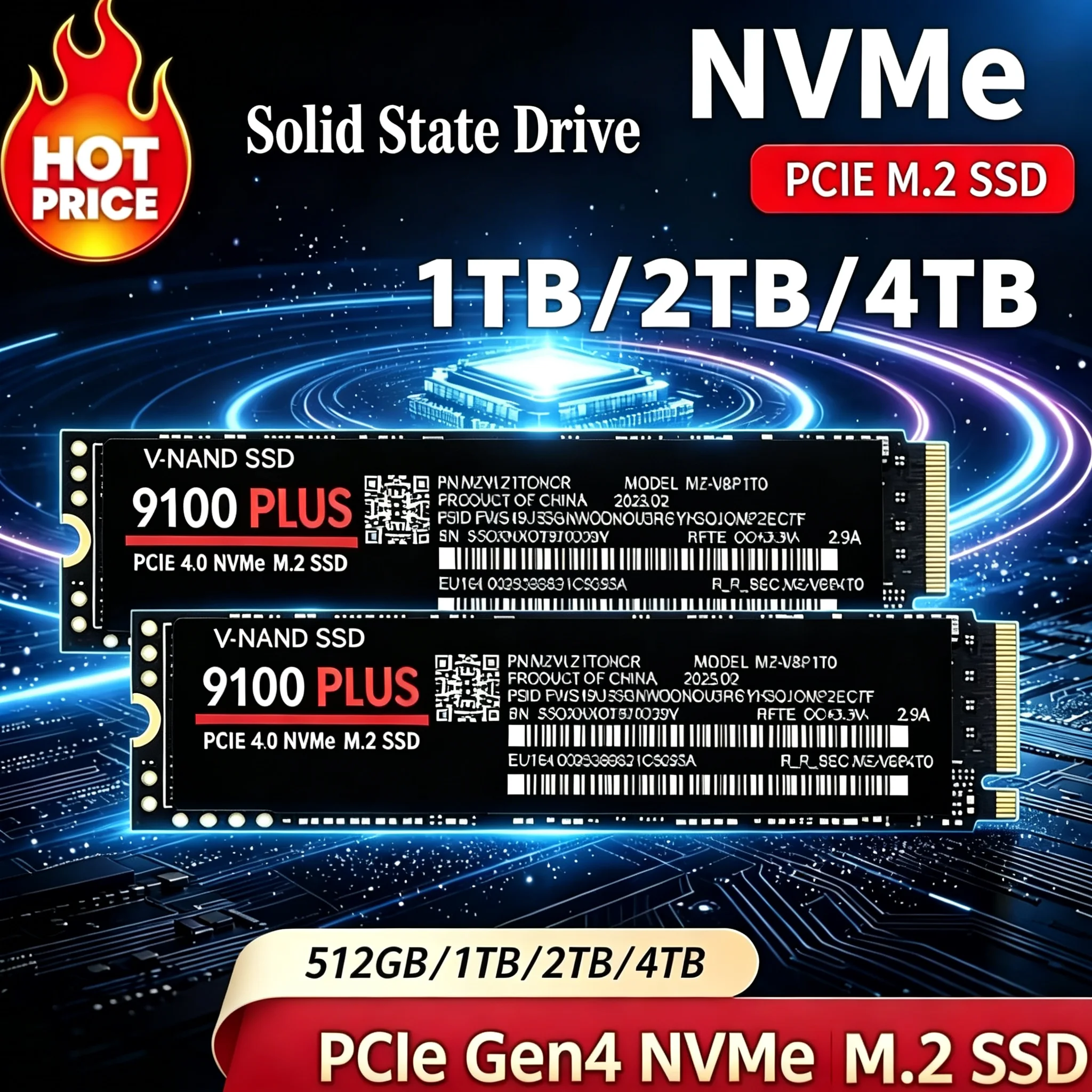 M.2 NVMe SSD 9100 PLUS PCIe Ge - Ssd 500Gb recensie en prijs